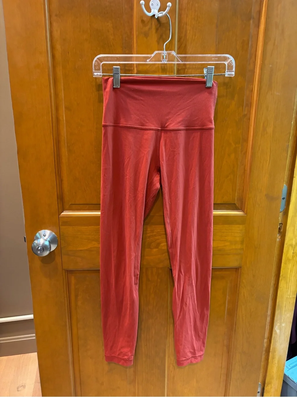 Lululemon Women’s Align Ribbed High Rise Legging 25” Size 4 Cayenne